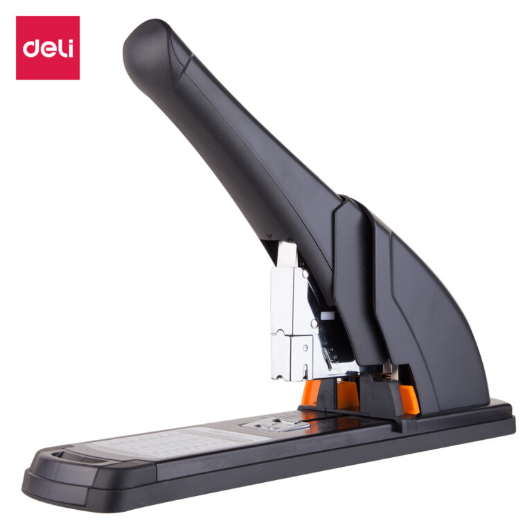 Deli E0385 Heavy-Duty Stapler, 210-Sheet Capacity