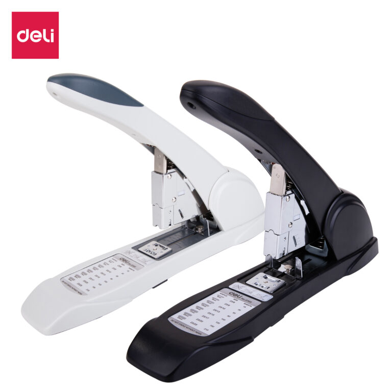 Deli E0395 Heavy-Duty Stapler, 210-Sheet Capacity