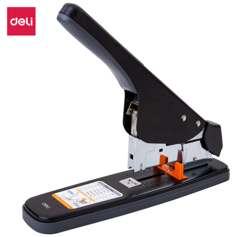 Deli E0484 Effortless Heavy-Duty Stapler, 120-Sheet Capacity