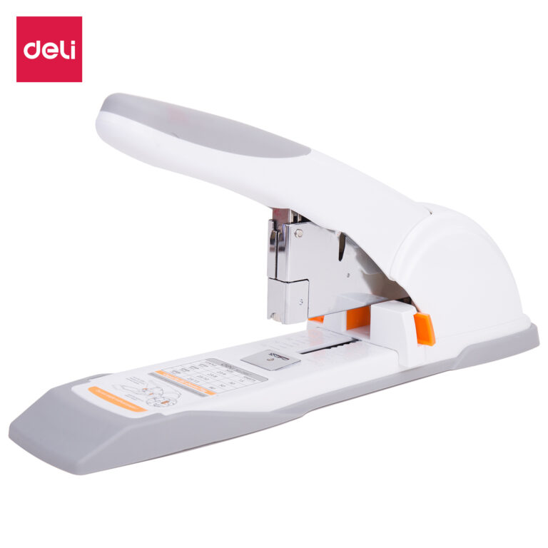 Deli E0487 Heavy-Duty Stapler, 80-Sheet Capacity