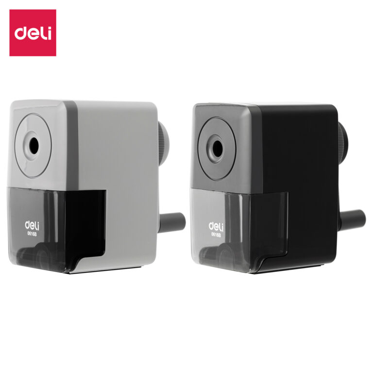 Deli E0616B Manual Rotary Pencil Sharpener, 8 mm Graphite Pencils