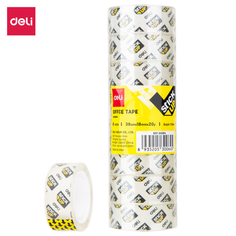 Deli Stationery Tape 18mm20y38m (8/tube)