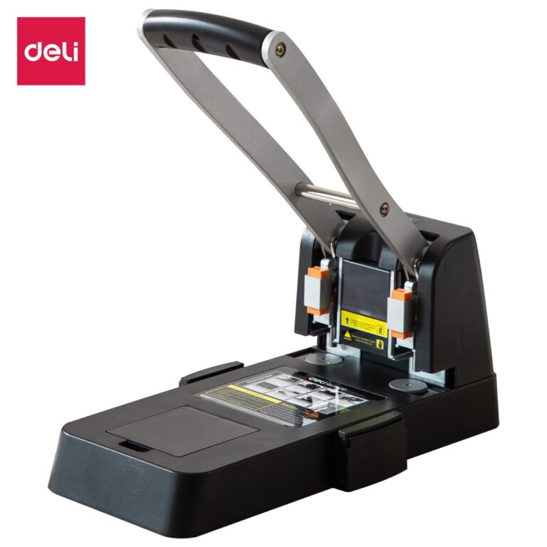 Deli Heavy Duty 2-Hole Punch, 150-Sheet Capacity