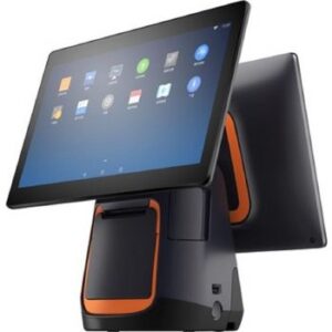 Sunmi T2 L1522 15.6″ FHD EPOS Touch Terminal with Built-In Printer, 10.1″ HD Consumer Display, Qualcomm Snapdragon Octa-core CPU, 2GB RAM, 16GB ROM, Bluetooth, Wi-Fi , Black | L1522