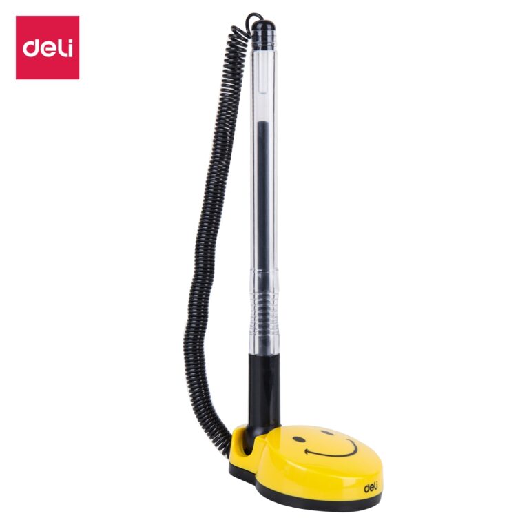 Deli E6793 Desk Gel Pen, 0.5 mm, Black