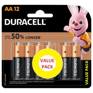 Duracell Type AA Alkaline Batteries  Value Pack of 12