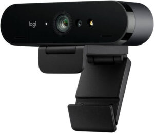 Logitech 4K Pro Webcam, DCI 4K Resolution at 30 fps, Wide 90° Diagonal Field of View, 5x Digital Zoom, Auto Focus, Dual Omnidirectional Sterio Mics, Windows, Mac, and Chrome Compatible | 960-001390