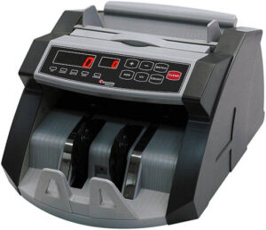 CASSIDA 5510 UV Efficient Bill Counter Machine for Retail, 1300 Notes Per Minute, Count, Batch, Add, Add+Batch Operations, LED 4/3 Display, Back Loader Bill Loading Style