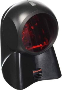Honeywell MS7120 Orbit Barcode Reader, Decode Linear 1D Barcodes At Different Angle, 650-nm, 900-mW Laser, Up to 1120 Scans/ Sec, Head Tilts Up to 30 Degrees, USB Connectivity, Black | MS7120 Model: MS7120