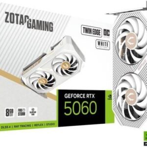 ZOTAC GAMING GeForce RTX 5060 Twin Edge OC 8GB White Edition Graphics Card | ZT-B50600Q-10M