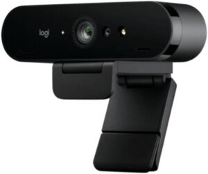 Logitech Brio 4K Ultra HD Webcam with HDR, 5 Digital Zoom, Adjustable Field of View, Dual Noise Canceling Mics, Windows Hello & Privacy Shutter