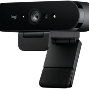 Logitech Brio 4K Ultra HD Webcam with HDR, 5 Digital Zoom, Adjustable Field of View, Dual Noise Canceling Mics, Windows Hello and Privacy Shutter