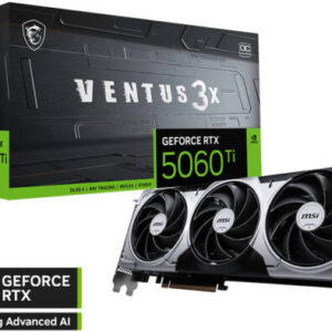 MSI GeForce RTX 5060 Ti 8G VENTUS 3X OC Graphics Card | 912-V812-079