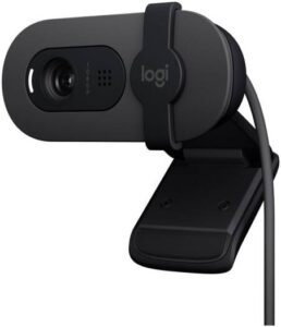 Logitech Brio 105 Full HD 1080p Business Webcam with Auto-Light Balance, Graphite
