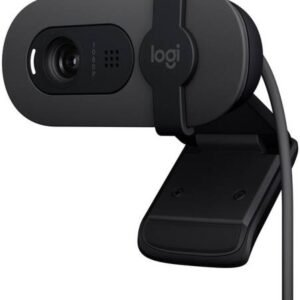 Logitech Brio 105 Full HD 1080p Business Webcam with Auto-Light Balance, Graphite