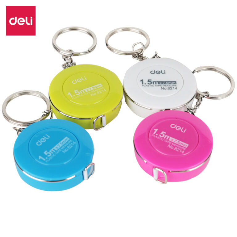 Deli Measuring Tape (Assorted) (1.5mx7.5mm) (1×12)