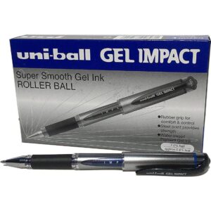 Uni-Ball UM153S Gel Impact Pen 1.0 Mm Blue (1×12)