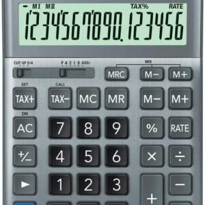Casio DM-1600F 16-Digit Desktop Calculator, Solar and Battery