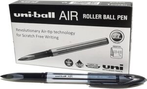 Uni-ball Air Roller Ball Pen Black – 12 Pieces