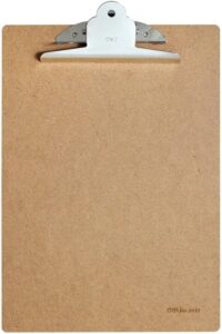 Deli A4 Wooden Clip Board with Jumbo Clip
