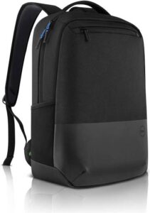 Dell Pro Slim Backpack 15, 15.6″ Laptop Bag, Zippered Front Pocket, Reflective Element, Foam Padded Laptop Compartment, Air Mesh Padded Shoulder Straps, Black | PO1520PS-BACKPACK