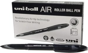 Uni-ball Air Micro UBA-188M 0.5mm Roller Ball Pen – Black (pkt/12pcs)