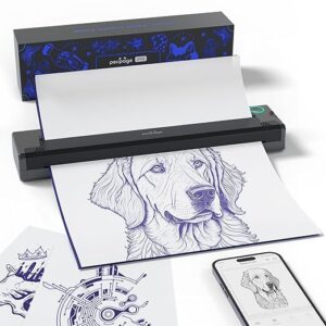 PeriPage P90 Wireless Tattoo Stencil Printer – Professional Portable Thermal Tattoo Transfer Machine for Beginners & Experts