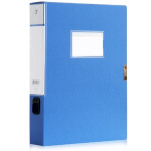 A4 3” File Box (55mm) (Blue & Black) Deli