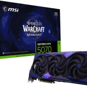 MSI GeForce RTX 5070 World of Warcraft Midnight Void Edition OC Graphics Card | 912-V532-255