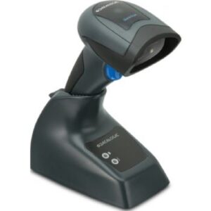 Datalogic QuickScan I QBT2131 Barcode Scanner, Linear Imager, USB Kit, Bluetooth, 1D Scanning Capability, Multi-IF, 400 Scan/s Rate, Base Station, Black | QBT2131-BK-BTK1