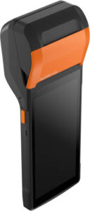 Sunmi V2s Smart Mobile Terminal, 2D Scan Engine, 5.5″ HD+ Display, Quad-Core 2.0GHz Processor, 1GB RAM + 8GB Storage, Wi-Fi / BT, 4G LTE, Type-C, Black/Orange | P06064043