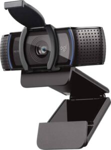 Logitech C920S HD Pro Webcam with Privacy Shutter – Widescreen Video Calling and Recording, 1080p Streaming Camera, Desktop or Laptop Webcam