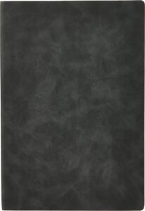 Deli Leather Cover Notebook A5 96 Sheets 80gsm