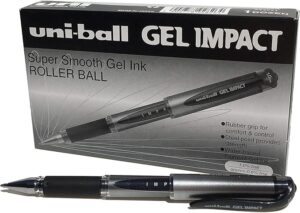 UniBall UM153S Gel Impact Pen 1.0 MM Black (1×12)