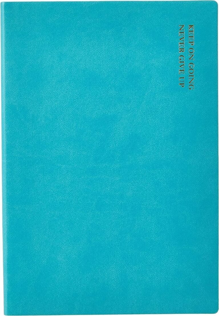 Deli Leather Cover Notebook A5 80 Sheets 70gsm