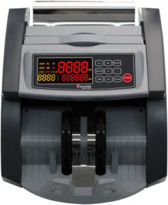 Cassida 5520 UVMG- USA Money Counter with UV/MG/IR Counterfeit Detection, Bill Counting Machine w/ ValuCount, Add and Batch Modes, Large LCD Display & Fast Counting Speed 1,300 Notes/Minute | 5520