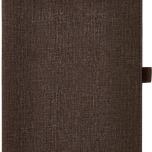 Deli Leather Cover Notebook A5 96 Sheets 80gsm