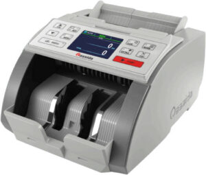 Cassida AXIA Money Counter Machine, Mix Value Bill Counter with UV MG IR Counterfeit Detection High Speed 1000 Notes per Minute