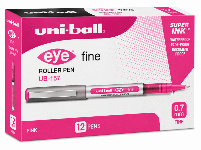 uni-ball UniBall Eye Fine Roller Pen UB157 Pink 12 Pc Pack | 153528846