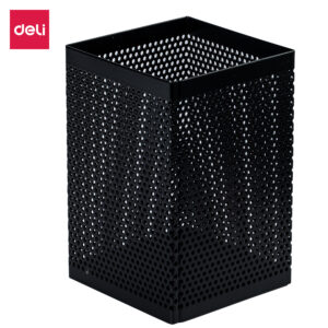 Deli Pen Stand Metal Heavy Duty Square