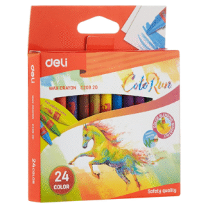 Deli Wax Crayon 24 Colors
