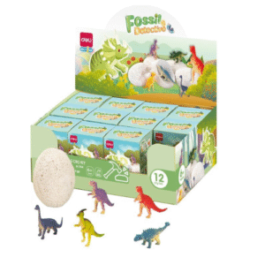 Deli Dinosaur Egg Dig Kit 12 Models (1×12)