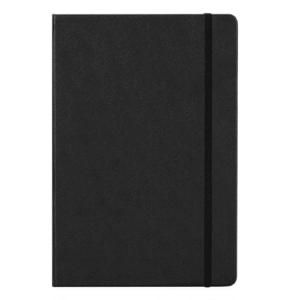Deli Leather Cover Notebook A5 96 Sheets, 70gsm
