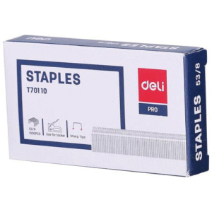 Deli 53/8 Tacker Staples (Silver)