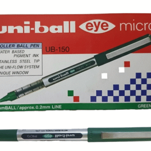 Uni-ball Eye Micro UB-150 0.5 mm Rollerball Pen, Green, Pack of 12