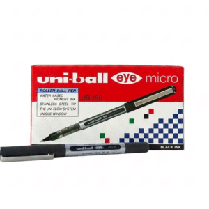 Uni-ball Eye Micro UB-150 0.5 mm Rollerball Pen, Black, Pack of 12