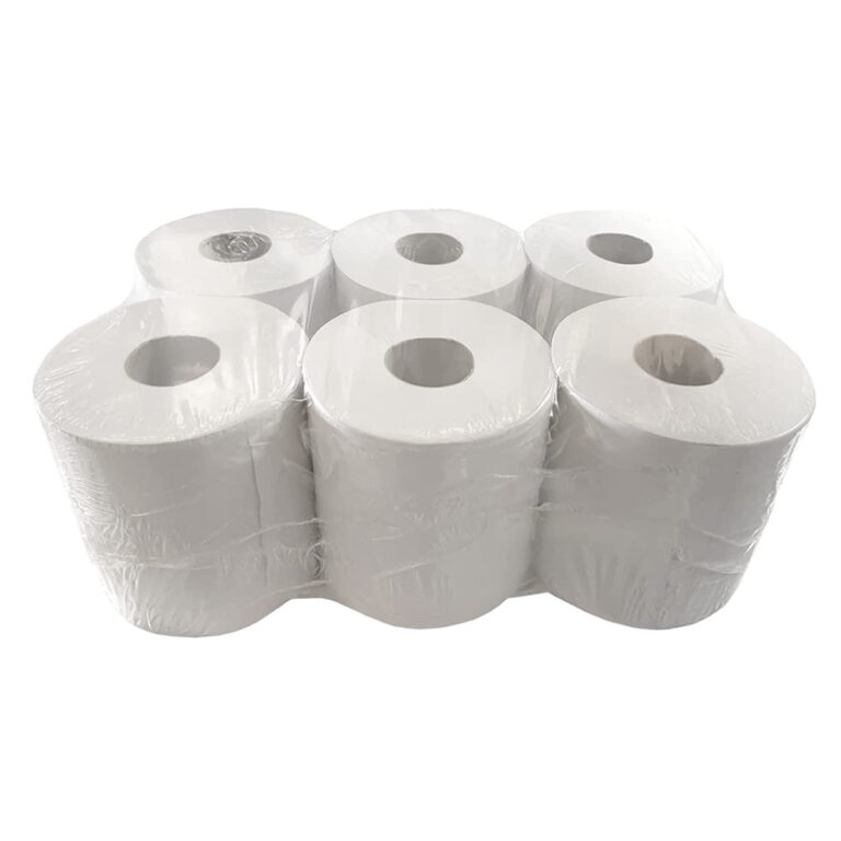 Commercial Maxi Roll Perforated 2 Ply 600 GSM Heavy Duty Tissue Roll – Bundle of 6 rolls
