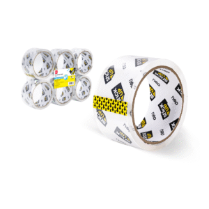 Deli Packing Tape Crystal Clear 48mm x 100y (1×6)