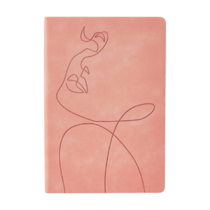 Deli Leather Cover Notebook A5 96 Sheets 80gsm