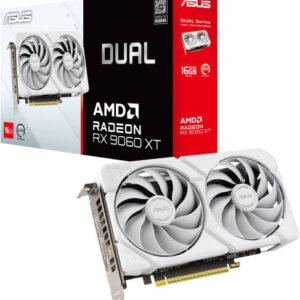 ASUS Dual Radeon RX 9060XT White Edition Graphics Card | 90YV0LG3-M0NA00